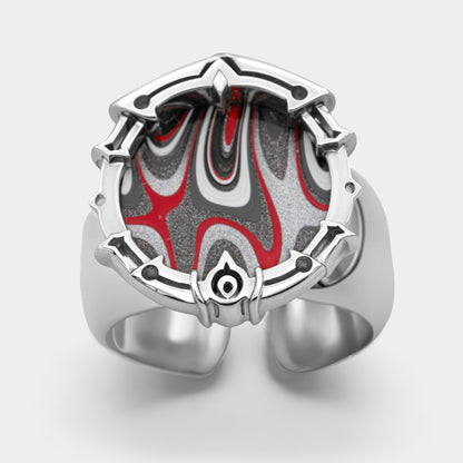 ORB 016 Marble Red